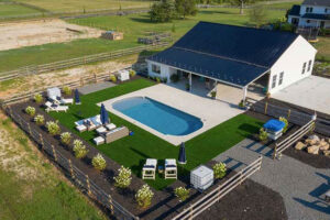 fiberglass pool installation services near Dewitt Michigan