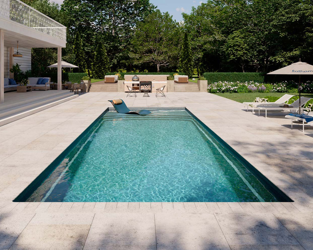 Cayman Collection fiberglass pool contractor Holly MIchigan