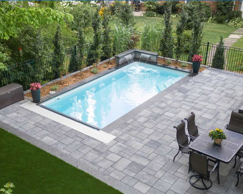 top rated Sirius fiberglass pool installation Clarkston MI